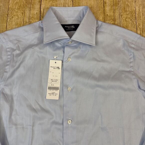 Kamakura Makers Dress Shirt  Size 38 15 33.5 NEW NWT - Picture 1 of 9